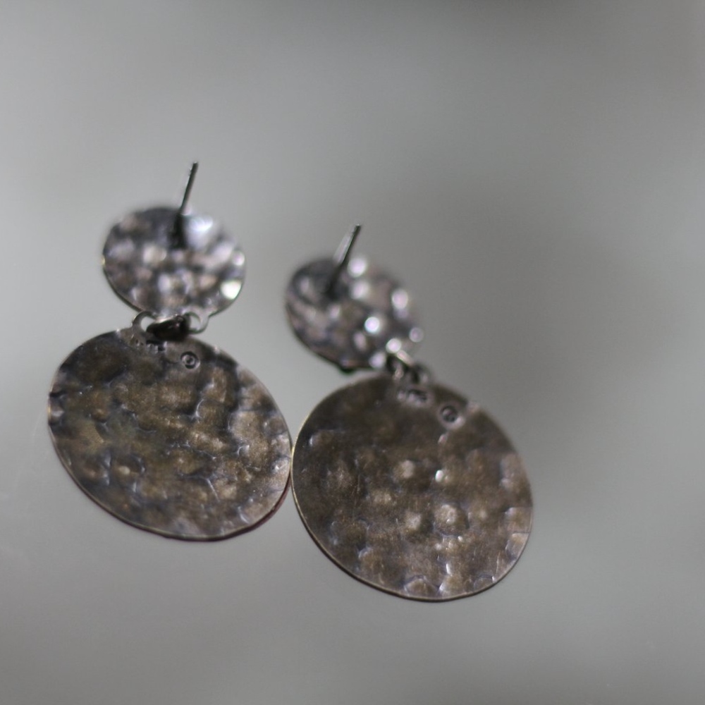 Silver Multi Color Earrings - Picture 4 of 4